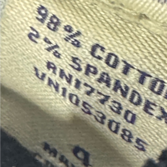 Cherokee Black Cord Skinny’s, Size 4 - Picture 3 of 4